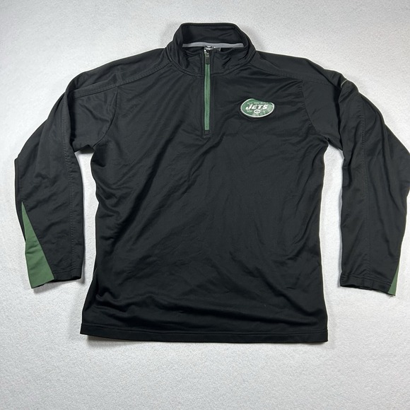 Nike Onfield Apparel Other - New‎ York Jets Nike Onfield Apparel Sweatshirt Mens Large Black Half Zip NYC NFL